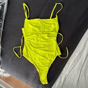 Highlighter Yellow Bodysuit